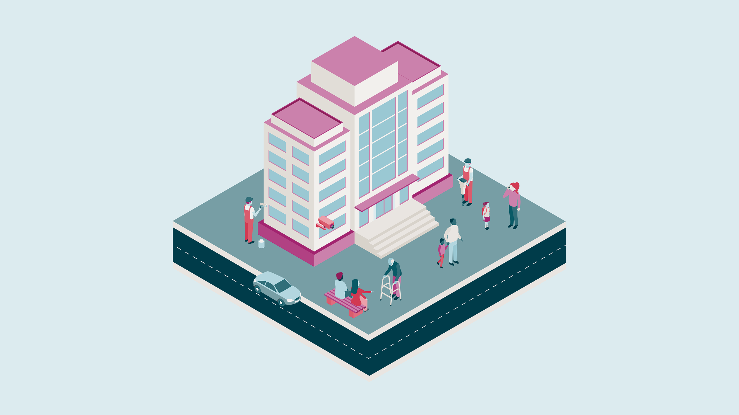 Bevakningsintresset och integritetsintresset väger olika tungt på olika platser. Om bevakningsintresset väger tyngre än integritetsintresset på platsen är bevakningen tillåten.